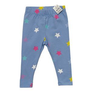 NEW Baby Gap Blue Star Print Leggings